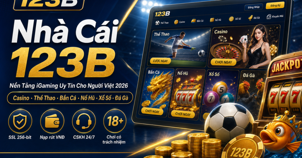 Nhà Cái 123B – nền tảng iGaming uy tín cho người chơi Việt Nam 2026