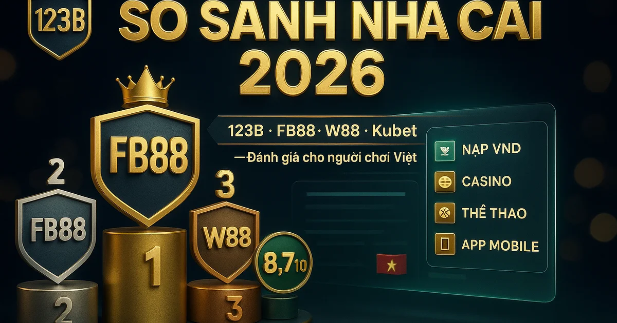 So Sánh Nhà Cái Uy Tín 2026 – 123B, FB88, W88 và Kubet tại 123bplus.com
